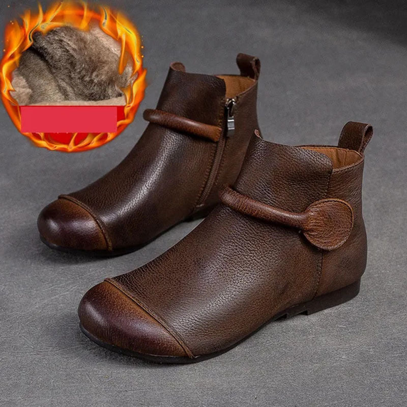 Bottines Élégantes au Charme Vintage