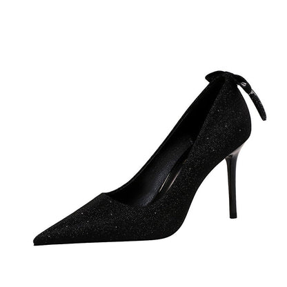 talons-aiguilles avec Strass
