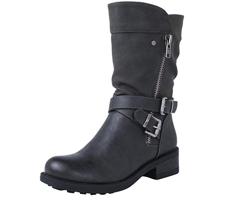 RebelRide™ | Bottines à boucles esprit biker, audace & caractère