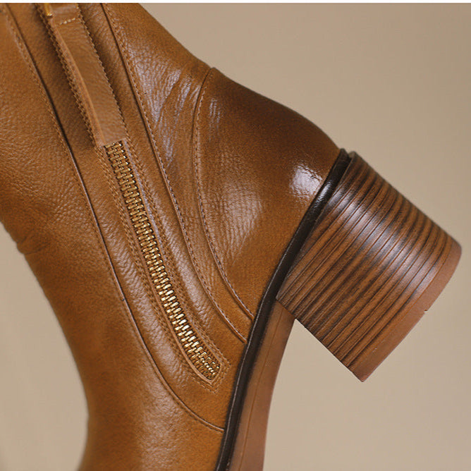 Lyssia Bottines | Cuir Premium
