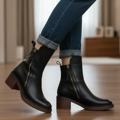 Lyssia Bottines | Cuir Premium