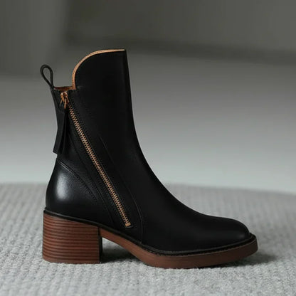 Lyssia Bottines | Cuir Premium
