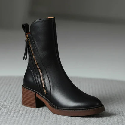 Lyssia Bottines | Cuir Premium